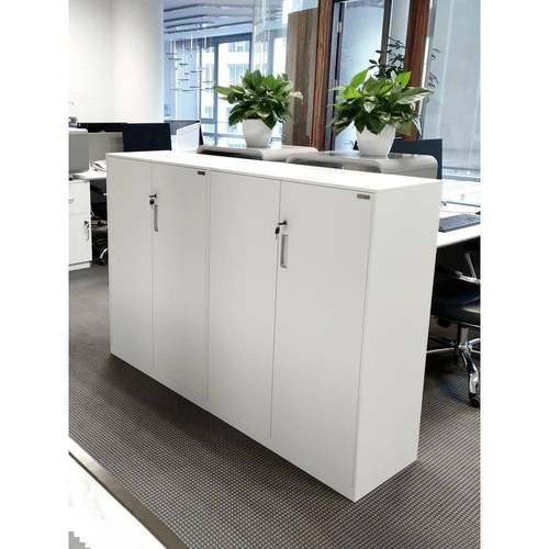 虎一家具文件柜办公室矮柜铁皮柜员工位桌柜边文件柜储物柜隔密断