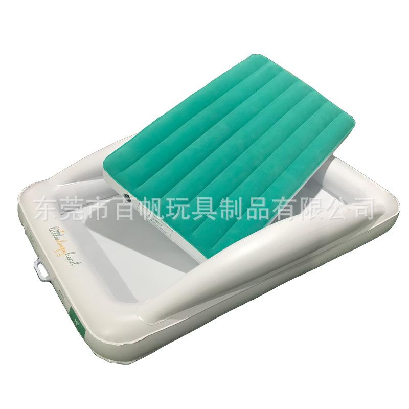 充气幼儿行床带安床保全险杠便携旅式充气儿童垫户92865外家用