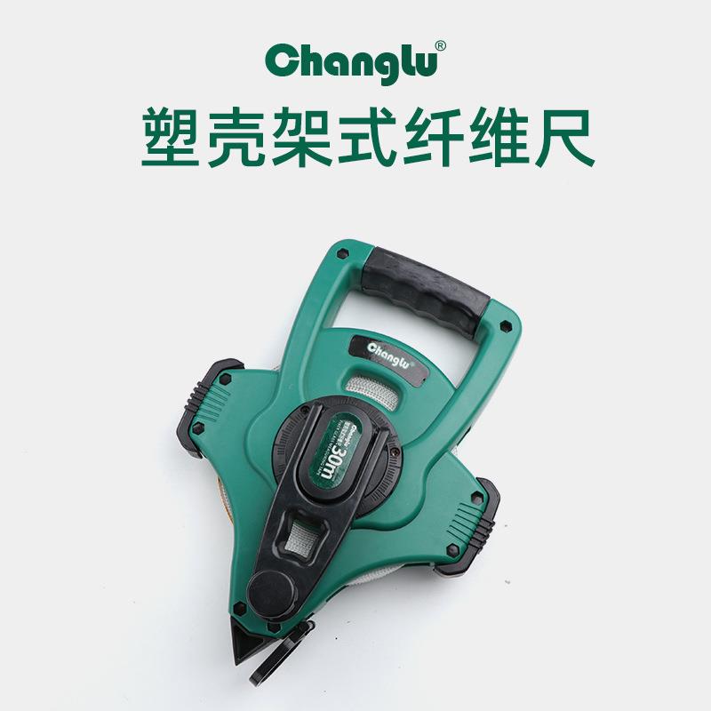 长鹿皮尺50米纤维皮卷尺30米具皮卷尺100米2米0测885尺量工子
