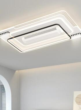 全谱LED无光叶风扇房吸顶饰灯护眼客厅卧室餐厅间中94840山灯具