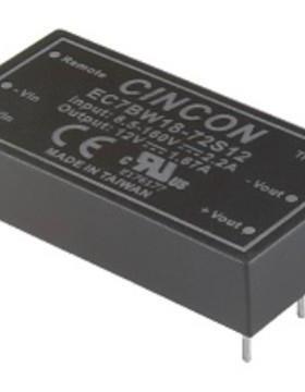 DC8.5-160V输入DC-DC电源转换器EC7BW18-72S05EC7BW18-72S12