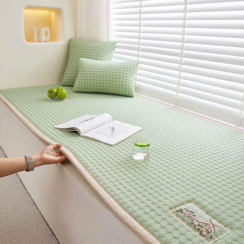 2024新款冰丝夏季飘窗垫窗台垫子四季通用轻奢高级感可裁剪阳台垫,纺织面料/辅料/配套,纺织机械配件,淘宝优惠券,粉丝福利购,淘宝优惠卷