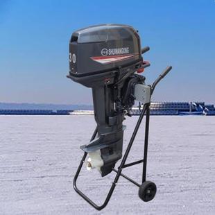两/四冲程15p30p汽油船尾机速度快省油渔船挂桨机小型渔船推进器
