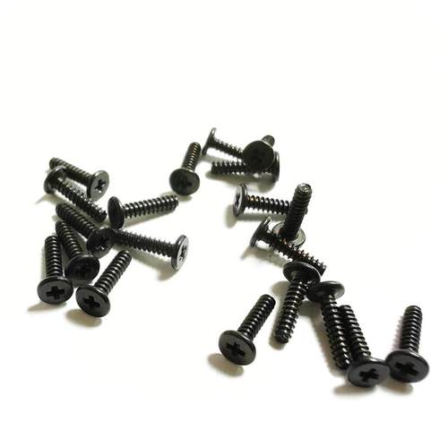 黑色/镀镍CB大平头螺丝扁平头平尾自攻螺丝薄扁头自攻螺钉M1.2-M4