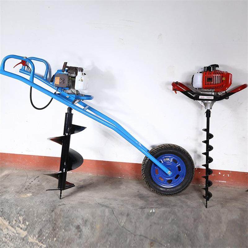 种树埋桩手推式汽油挖坑机种树埋桩钻地打孔机地钻钻孔机,畜牧/养殖物资,畜牧/养殖器械,淘宝优惠券,粉丝福利购,淘宝优惠卷