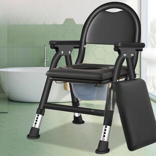 老人坐便椅加粗加厚家用坐便凳移动厕所孕妇坐便器成人结实坐便椅