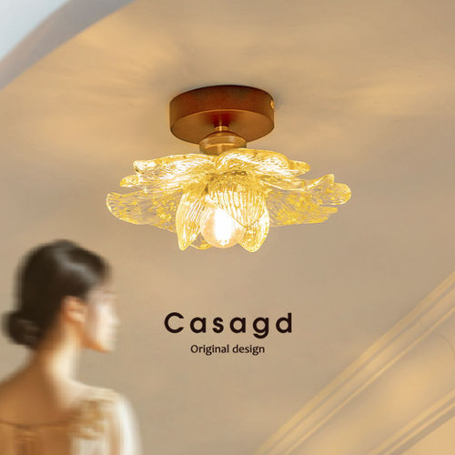 现代简约高级感花瓣过道灯中古风入户玄关楼梯衣帽间走廊灯CASAGD