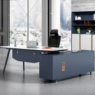 简约现代老板桌办公桌主管桌时尚经理桌单人电脑桌大班台办公家具