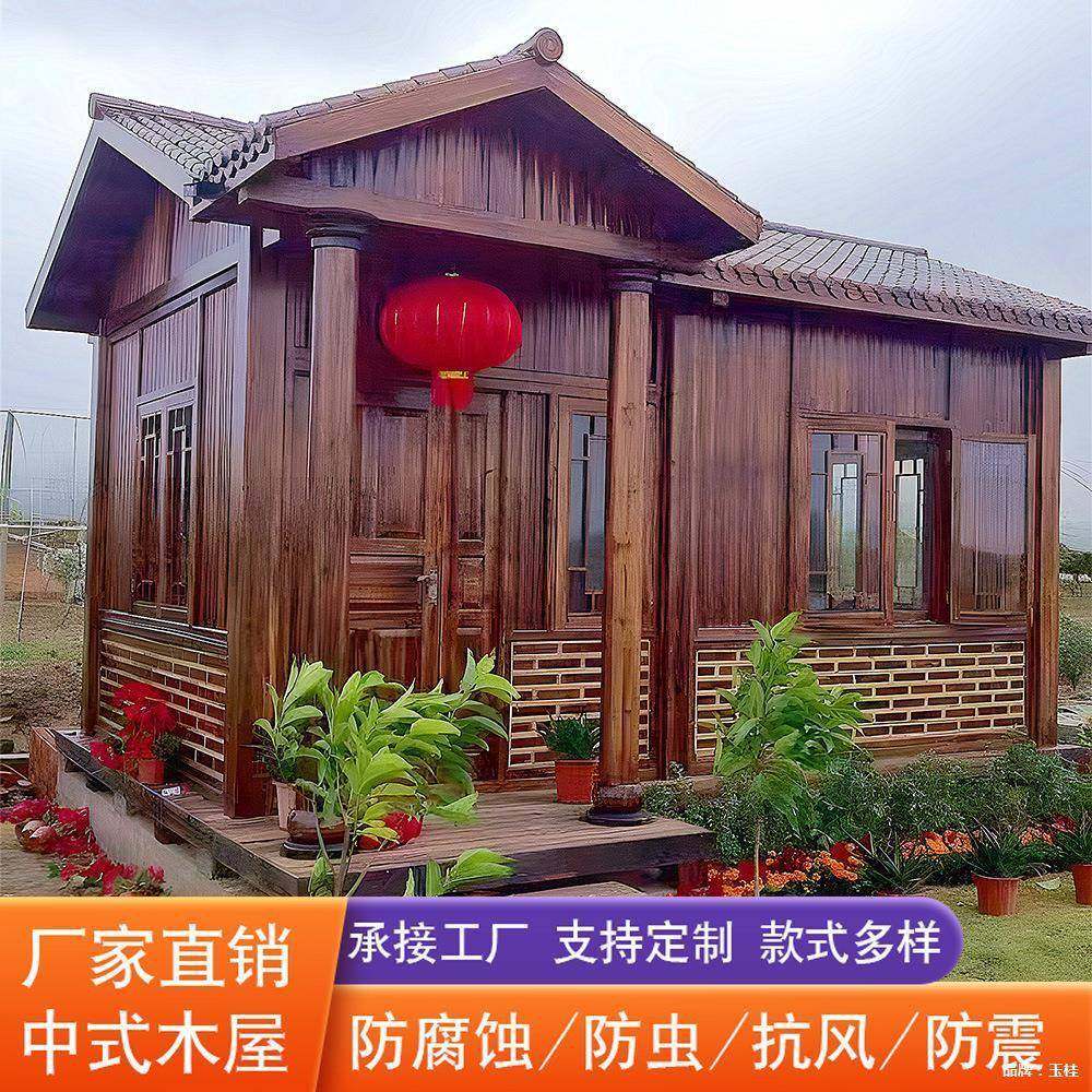 仿古凉亭古建网墅红小木屋外防腐木户别696日式亭茶室小中式民宿