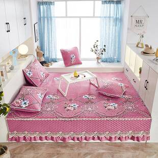 榻榻米床盖四季通单用专用床单单ltao6704大炕床夹棉炕罩垫子防盖