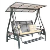 懒人室秋千庭防院花园阳台外双雨太阳能铸铝BUD吊椅人摇椅网红秋