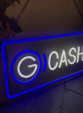 Cs霓灯字虹牌发a光招TWCh牌现金标志