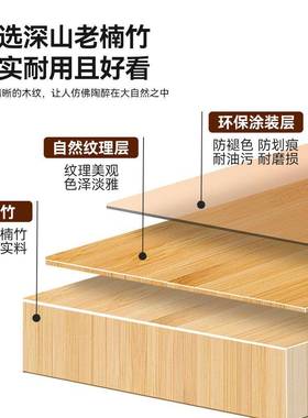 家楠灯竹边几DZA客茶厅沙发边柜简约小几卧室用带床头柜置物架小