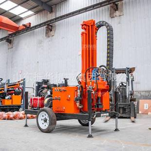 小型气动岩井机280米钻井备全自打设动水井钻机气ZH280GL动冲击石