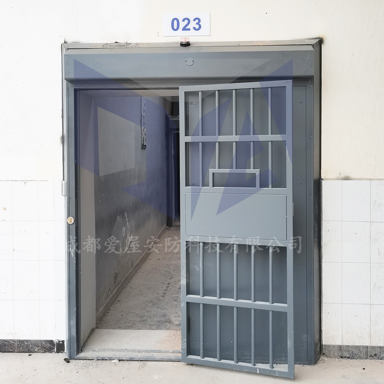 钢制双层复合监室门监狱门放风场手动电动监舍门特种监区大门