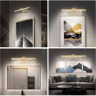 无可拆卸充电款三色镜前灯LD壁画灯长条线镜壁E灯化C712妆灯