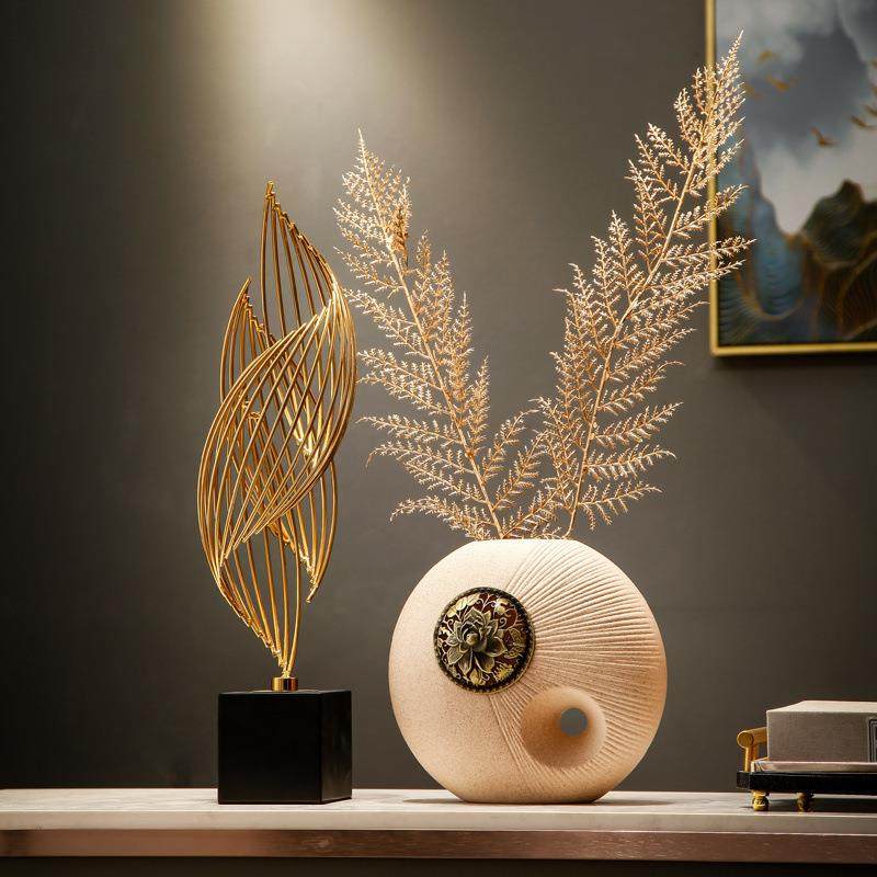 新中式客厅电视柜花瓶档高玄关XGO代装饰家现轻奢居摆件