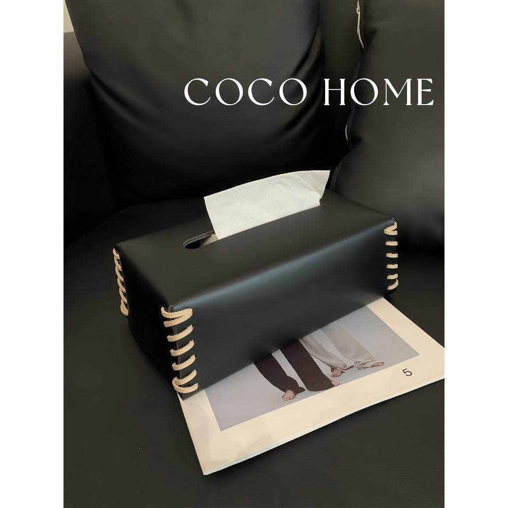 编织厅装茶几皮革抽纸349摆盒感饰客件轻奢纸巾盒桌面,收纳整理,纸巾架,淘宝优惠券,粉丝福利购,淘宝优惠卷