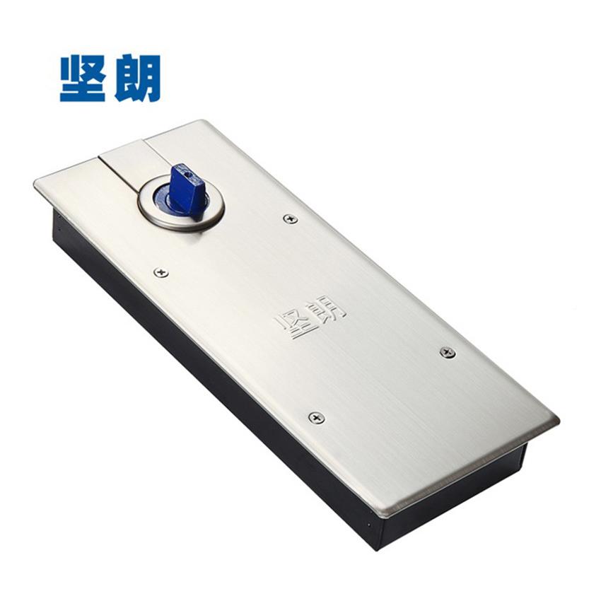 坚朗地弹簧150kg框玻璃门无定位地门弹门66067门禁专用配无件HD木图片