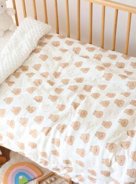 婴儿被子纯棉针织新儿小被宝宝生221109子四季通用儿童豆豆绒盖毯