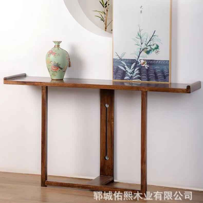 玄榆关中桌老木条案仿古台案实木条式桌条几25213翘头案供桌国学