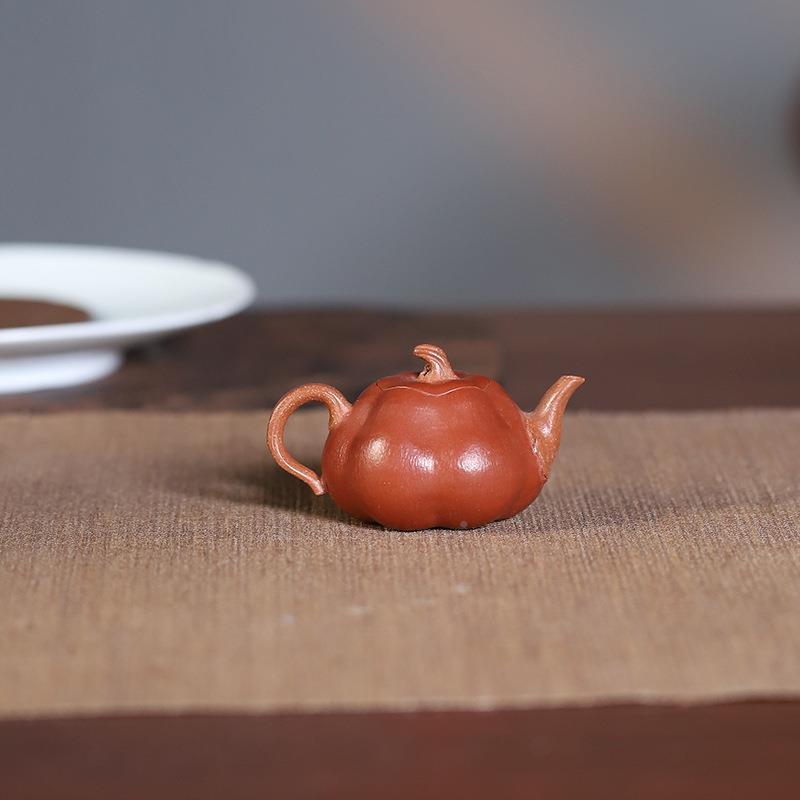 0原矿段宜泥粉浆全手工薄胎南5ML小SY0130品自用仿生器瓜泡茶壶兴