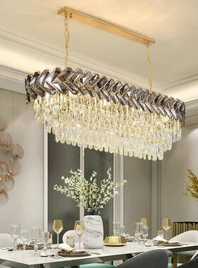 后现港代轻奢水晶吊灯灯现代简约客厅灯新款卧室灯具餐91541厅家