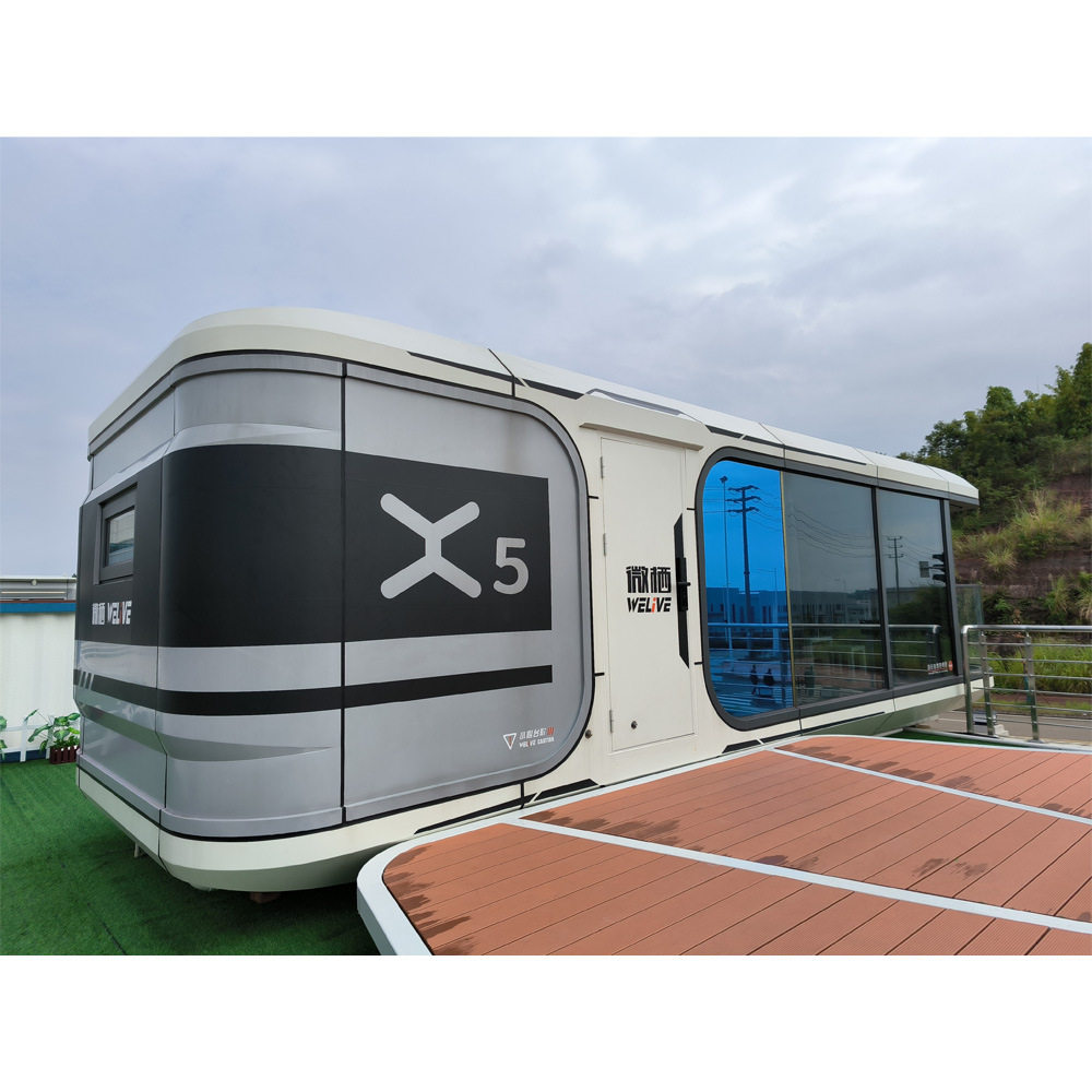 预制集装房屋太空舱酒店可拆卸便捷太空舱房屋X5星空屋