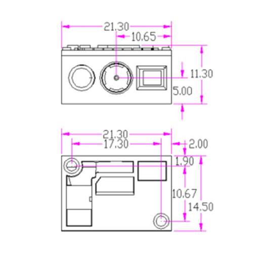 精锐HC53距0CH远离扫描模组扫码快体递柜一器机嵌入式二维HC530-C