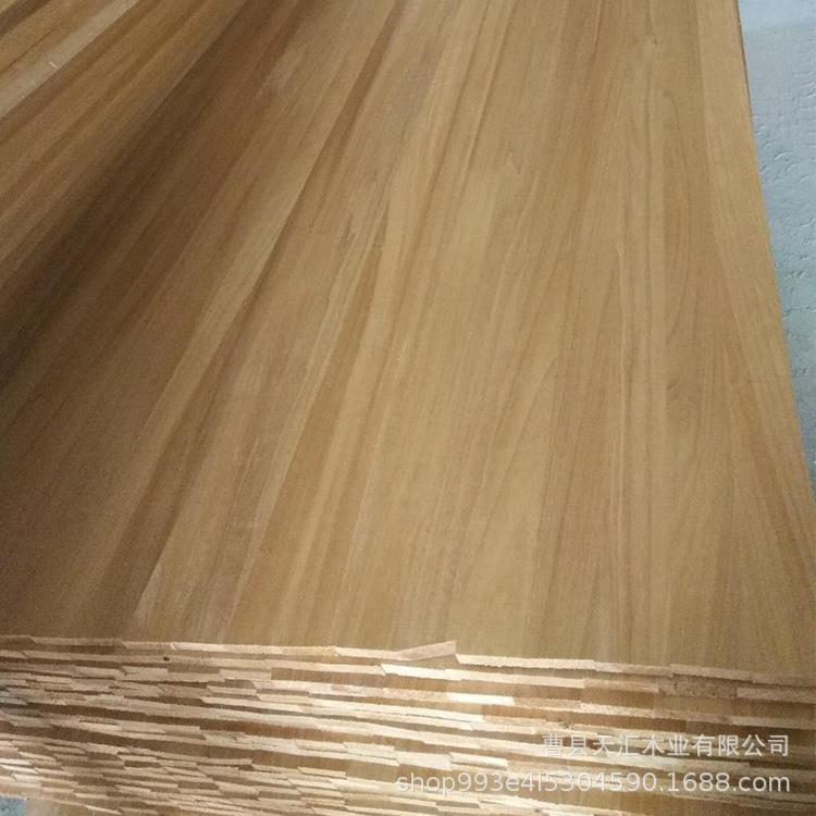 切割IJW原木杨木板拼杨木拼板可家碳化木杨直接板具衣柜实木板