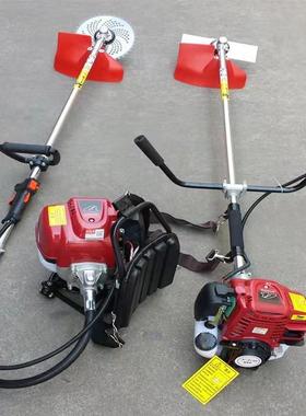 肩背负式四冲程除草机园林园绿背负式草锄松土机公化汽AL-65626油