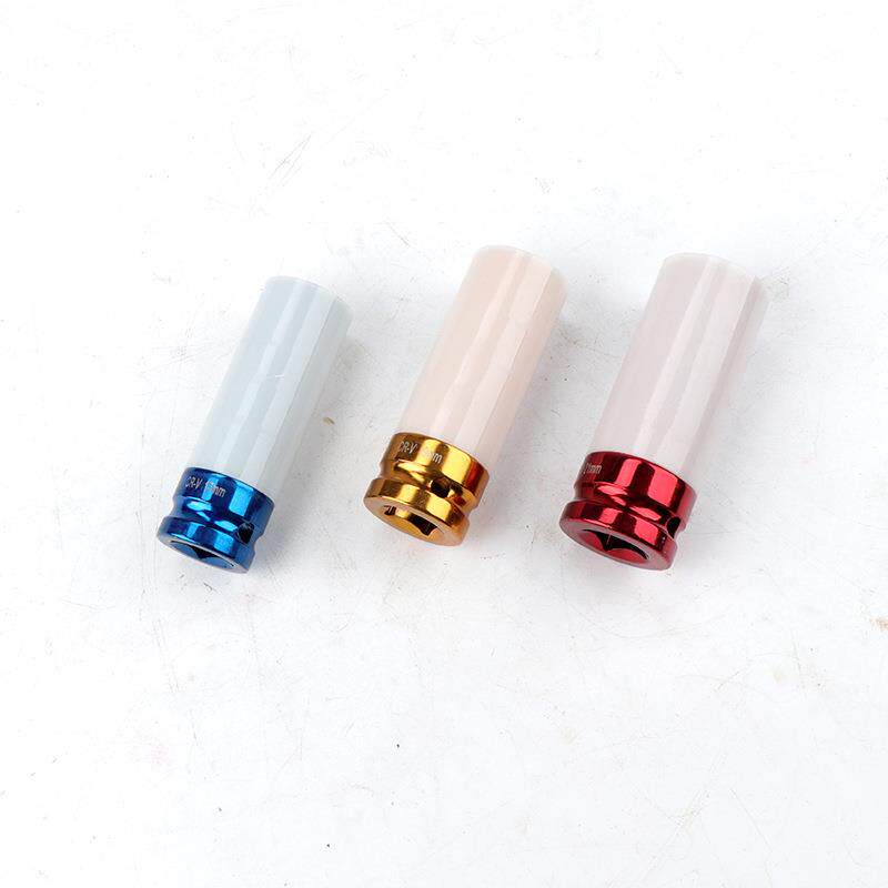 长鹿3p1c彩色1筒轮胎保护套套筒彩色汽动套筒7/19mm21mm1/2