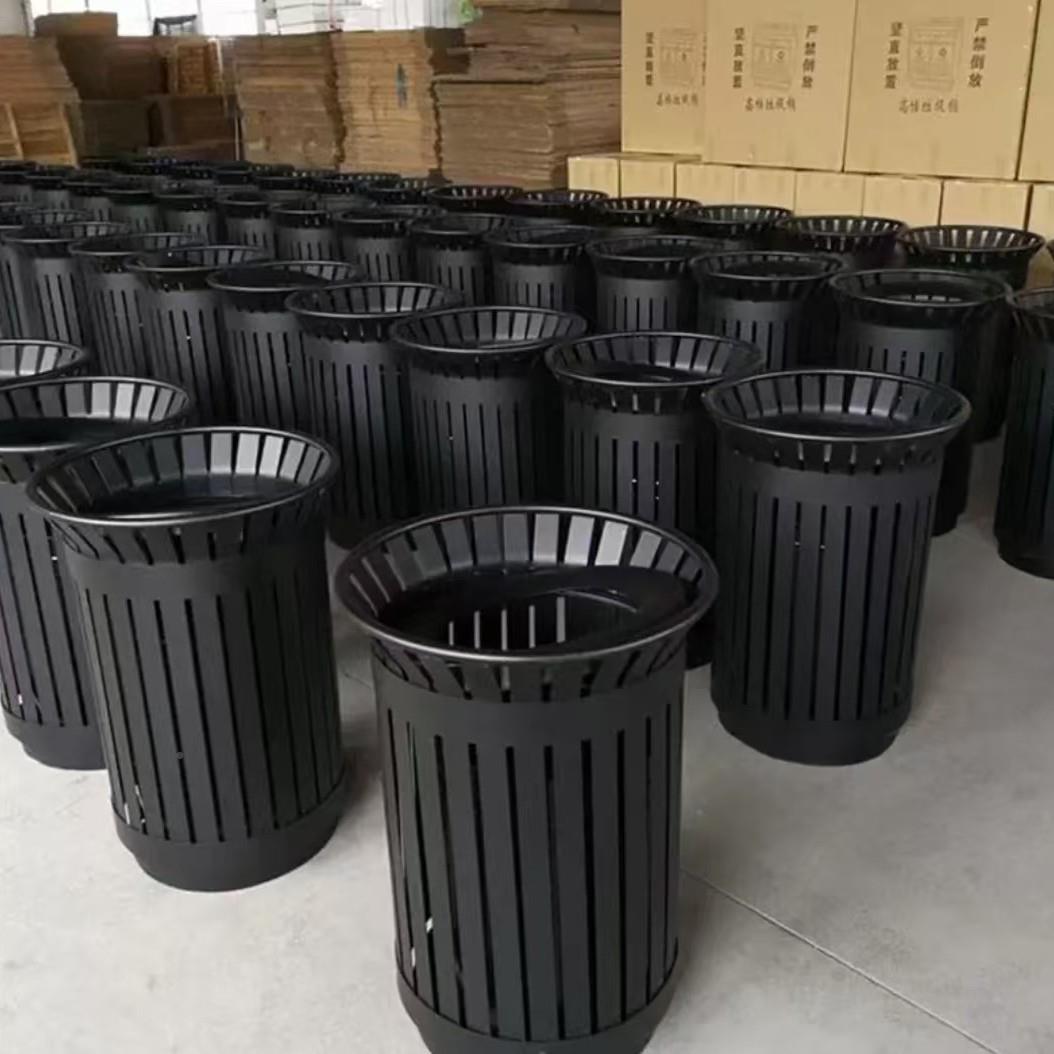 户外专用公园圾筐环圆形023大号垃圾箱加小区广大场容量厚垃垃圾