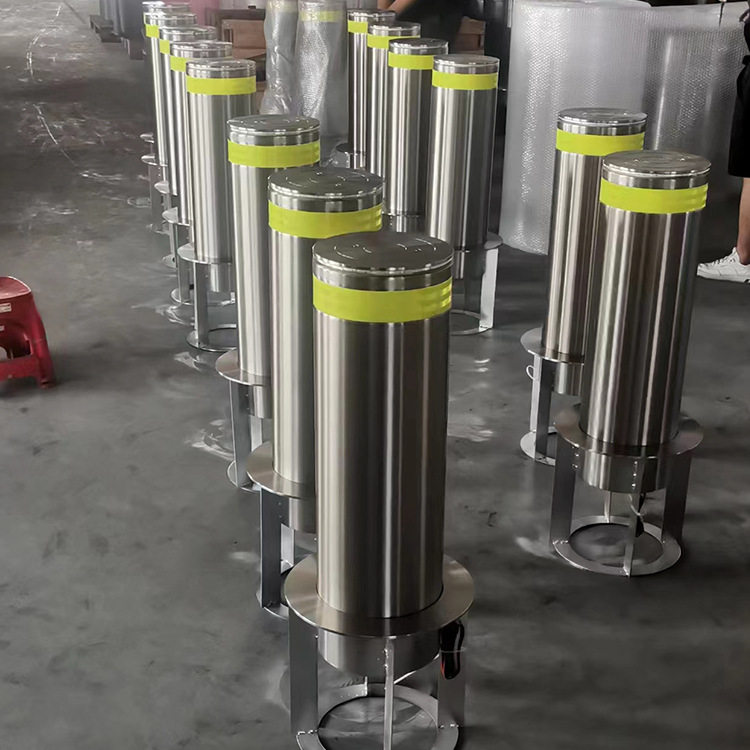 中旺全自动升降柱不锈钢伸缩升降柱全自动液压升降柱路障机器