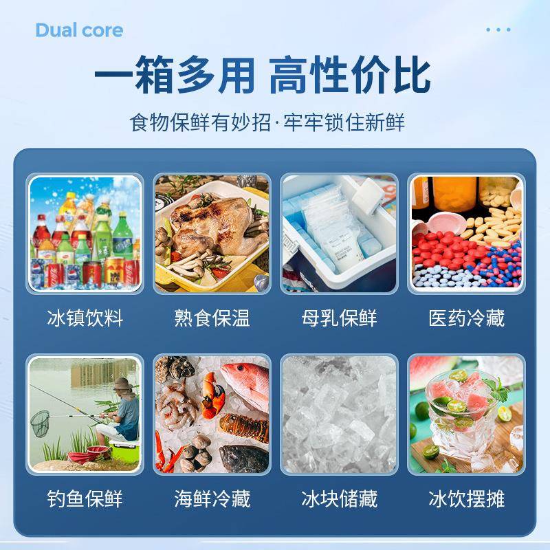 用摆摊EPP保温箱网红格透明IMT冰粉多芋泥分冰沙格展示食堂冷商藏