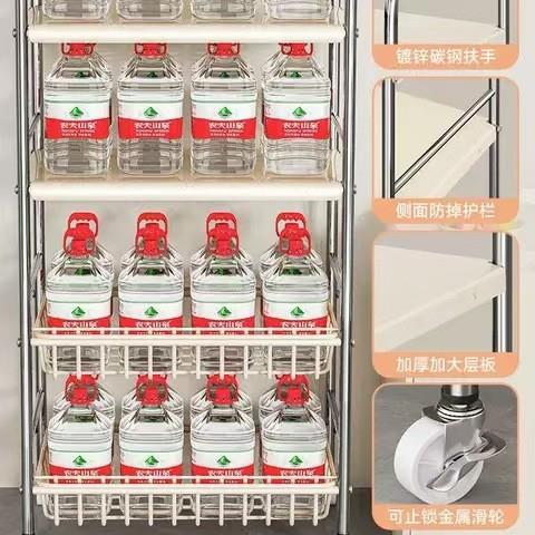 不钢菜家架波厨房蔬菜收纳筐用微炉落锈地多层菜篮子ROQ置物架