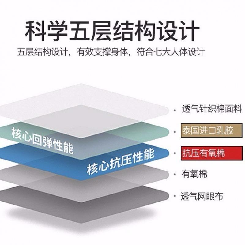 胶床垫厚1.5米单人加乳床宿舍褥8子榻厂家直供榻米1.床垫子双人厂