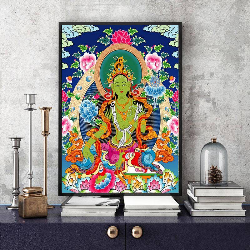 方钻钻客石画魔满Y4156钻新款钻石绣厅钻贴十字绣菩萨