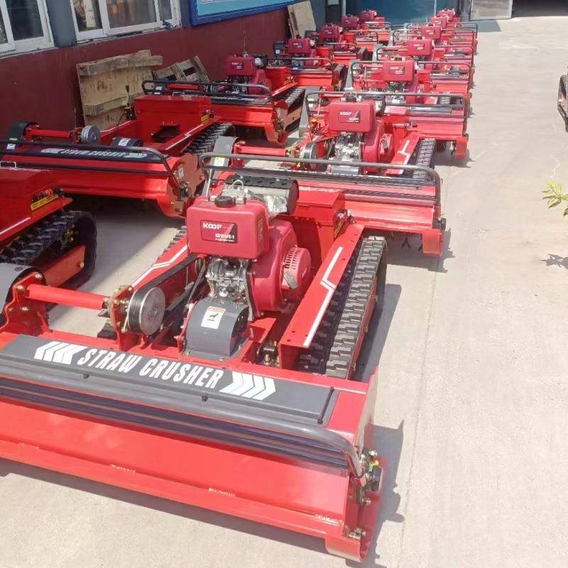 自避障履带式遥控草机山地灭荒草清JES理柴油动碎草机智能割草机