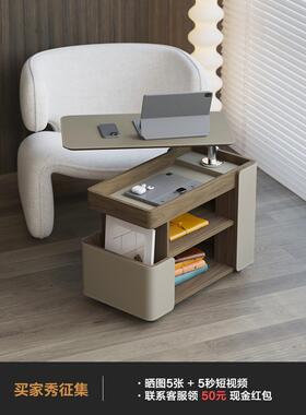 fc意式升降F78MM6S9小茶几可移动小车客厅边沙发侧推边柜巴士几阳