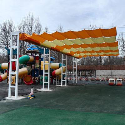 fcs学幼儿园f折叠天棚帘户外WRL操场电动校cs遮阳帘游场泳池遮乐