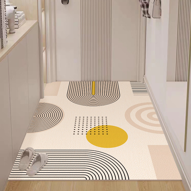 2023新款入户门地垫进门耐脏换鞋垫简约高级可擦免洗门口定制地毯