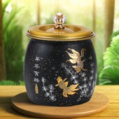 不锈钢烟灰缸高端大气上档次带盖防灰飞家用客厅办公室创意烟缸