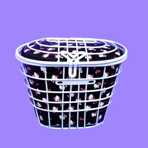 电动车圆形车篮内篓防雨车筐加粗篮子大号车篮小号车筐保温车篮