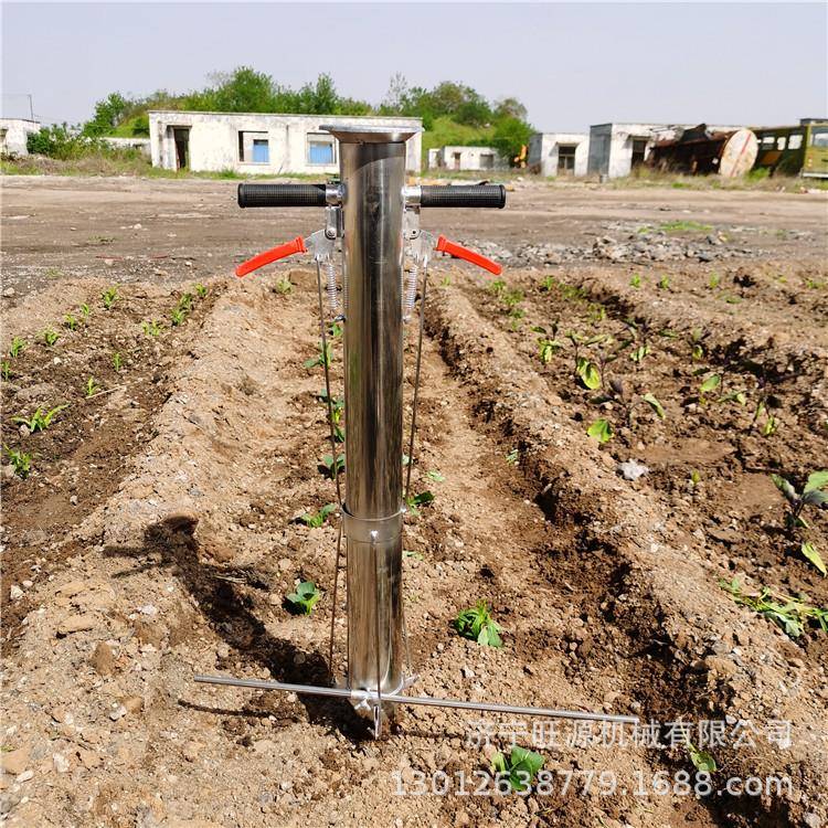 不锈钢手提器式栽苗黄瓜地膜定苗植器红薯wy-98栽器