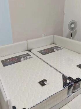 亲子床一落家四口可分榻榻米皮床艺现OLF代欧式双人主卧床人多地