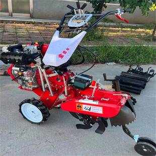 多功大能田园管理机土188型柴开沟机葱甘蔗开沟培机MXU油起垄机