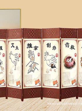 养座生屏风隔断单面客厅卧室玄关屏屏折中式家用简生约ZZW酒店养
