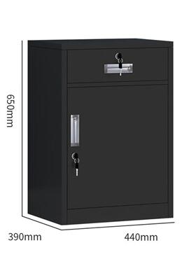 XUA件钢制文床柜皮柜带锁小柜子家用头柜密码锁铁活动柜办公室抽