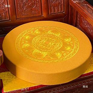 禅修垫加绣厚亚麻椰棕坐垫蒲佛团拜形垫拜垫可拆洗刺tj#fgj#%圆打